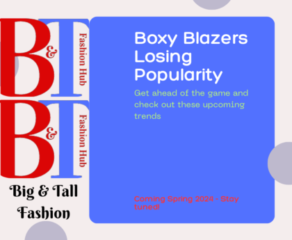 Boxy Blazers Losing Popularity