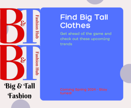 Find Big Tall Clothes